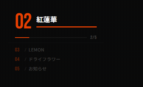 Kinetic テーマのプレビュー